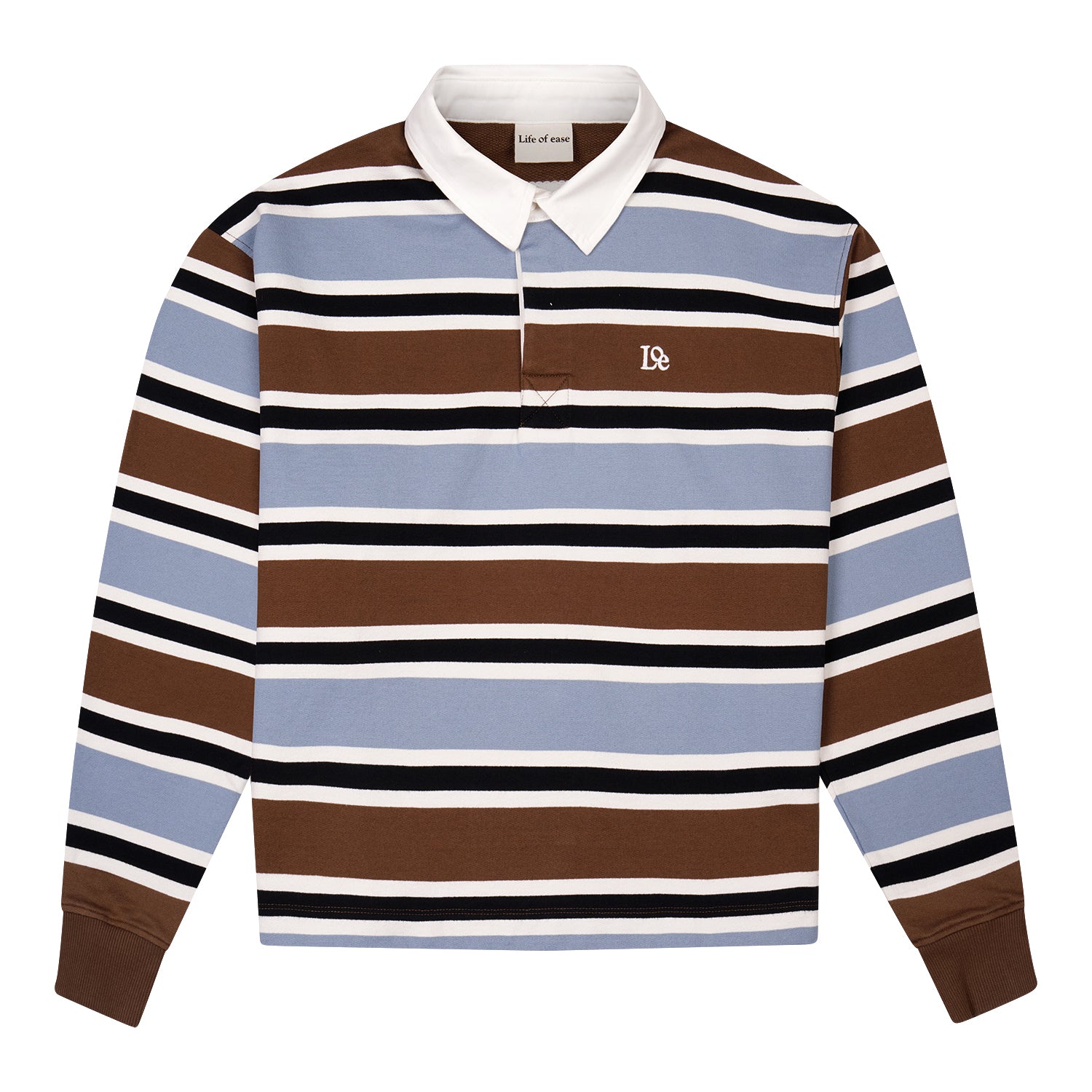 BELVET Striped Rugby Shirt 即完品 Striped Rugby Shirt – BELVET