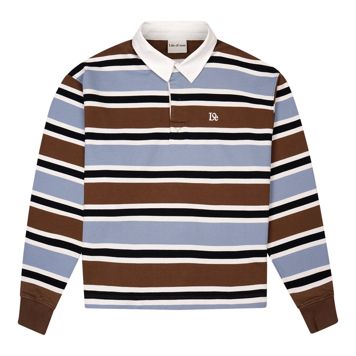 BELVET Striped Rugby Shirt 即完品 Striped Rugby Shirt – BELVET