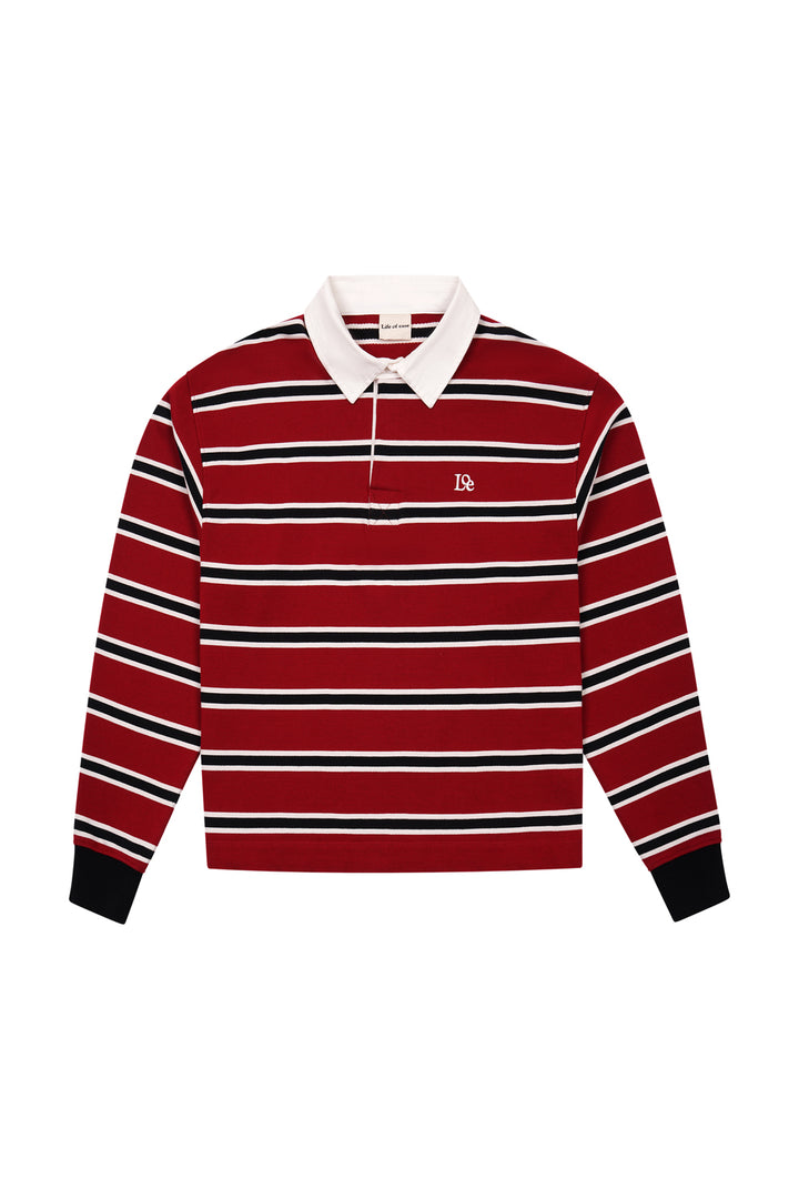 Loe Striped Rugby | Red – Life of ease London