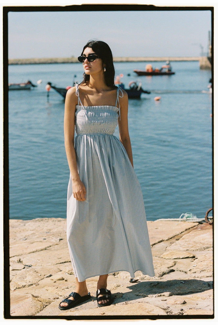 Loe Shirred Bodice Dress