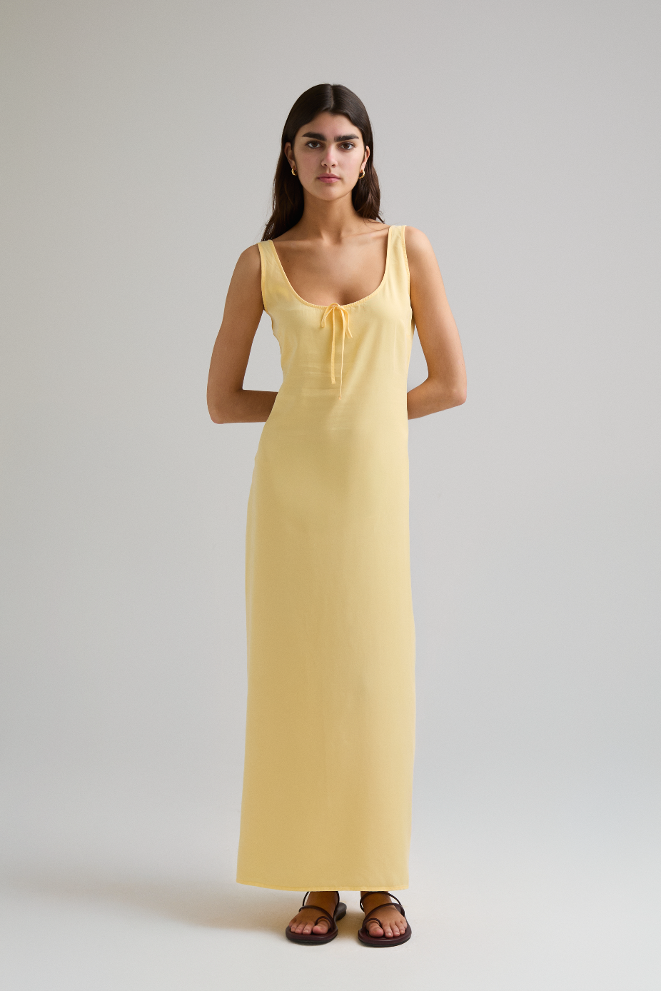 Loe String Tie Slip Dress
